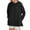 Black_1, variant on Godom Sweatshirt for Women Long Sleeve Crewneck Tops Oversized Casual Pullover Shirts with Side Zipper