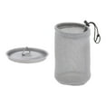 thumbnail image 2 of SunniMix Portable Titanium Cup Lid and Mesh Drawstring Bag for Climbing Traveling BBQ S, 2 of 8