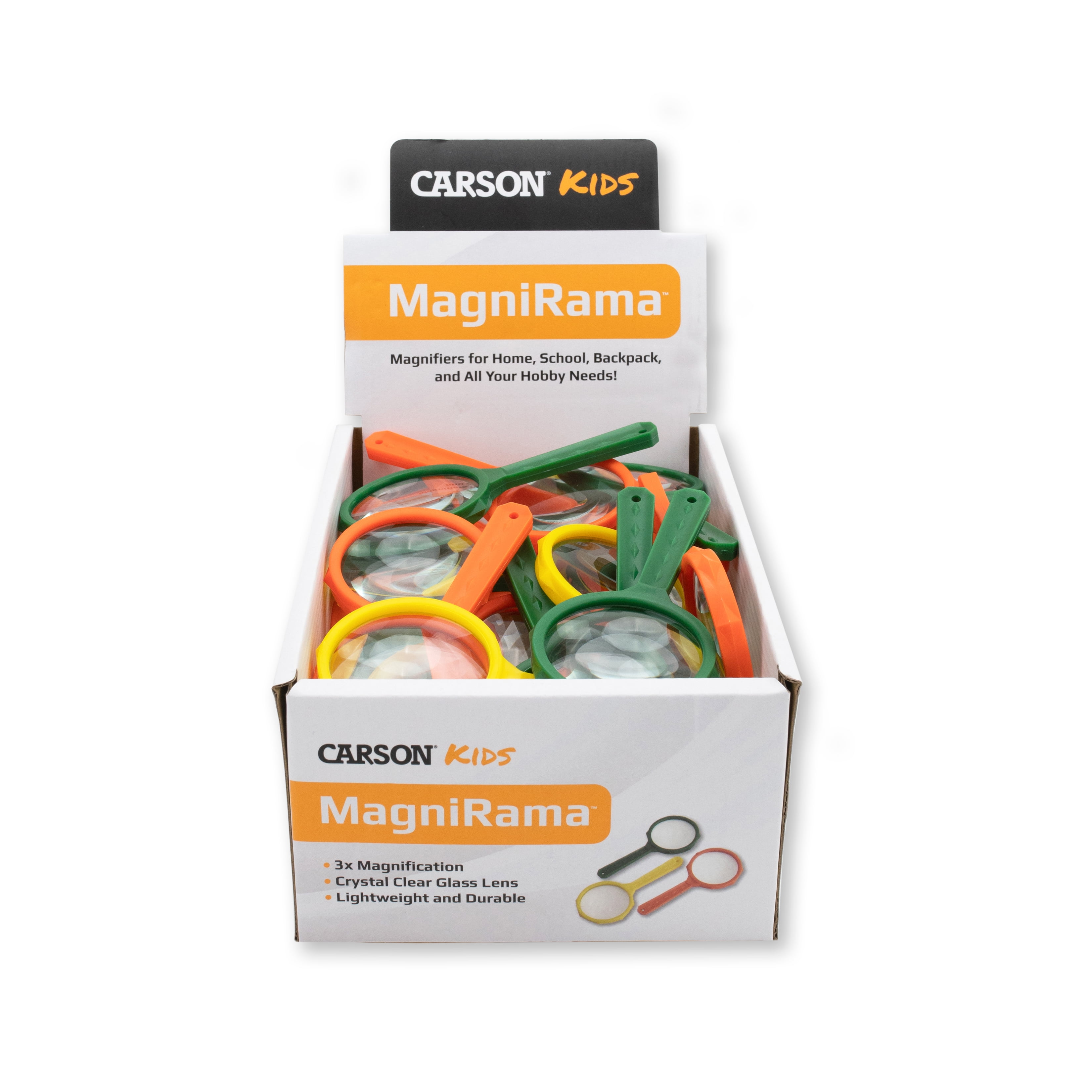 Carson MagniRama 50mm 3x Magnifying Glasses - Pack of 50