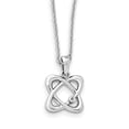 thumbnail image 1 of SS White Ice Oval Diamond Necklace 18 Inch, 1 of 3