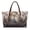 Owl, variant on ZUXONGSY Wolf Galaxy Rose Print Handle Handbag for Women Lightweight Top Handle Tote Bag Large Capacity Weekender Bag with Zipper for Tours Daily Use