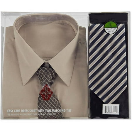 Generic Big Men's Dress Shirts With 2 Matching T