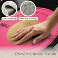 thumbnail image 6 of ODIKA 8'x10' Washable Area Rug Record Vinyl Vintage Disc Music Note Groove Cd Shaped Round Shape for Dining Room, Large Office, Lounge, Non-Slip Chair-Friendly Mat, 6 of 7