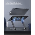 thumbnail image 3 of Soporte de ordenador portátil Lamicall ajustable de aluminio para MacBook Air Pro, 3 of 9