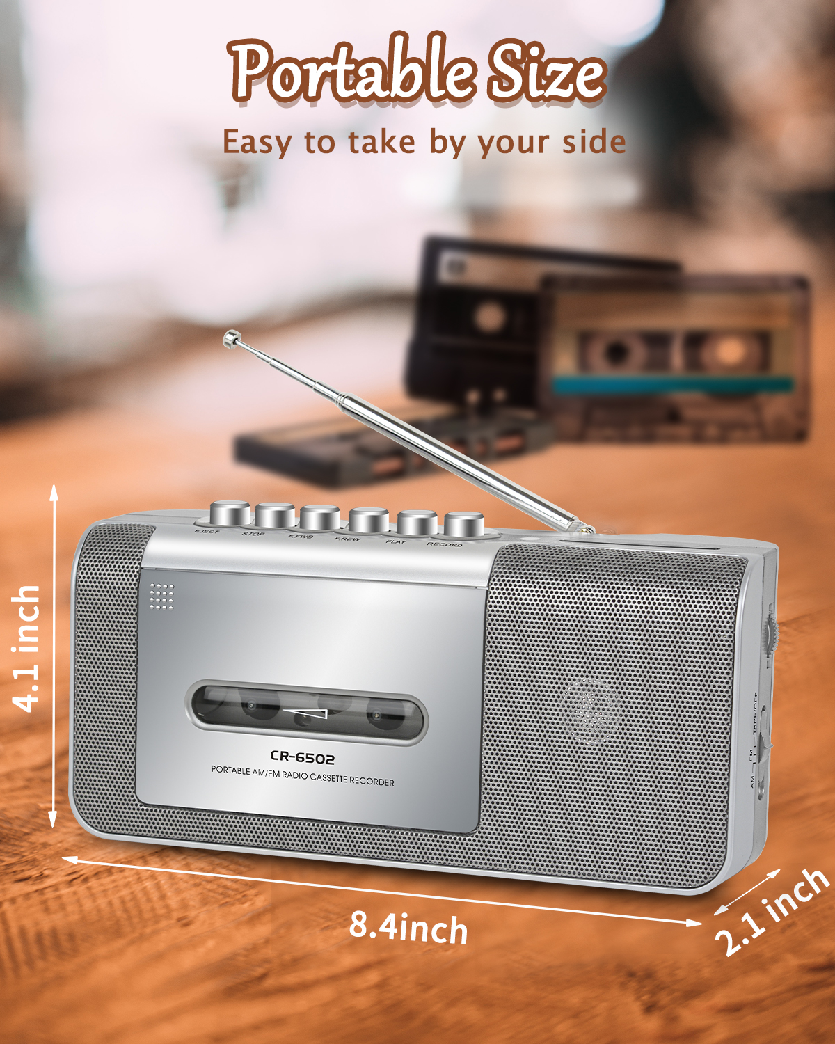 Jazmm Portable Cassette Recorder Player photo 4