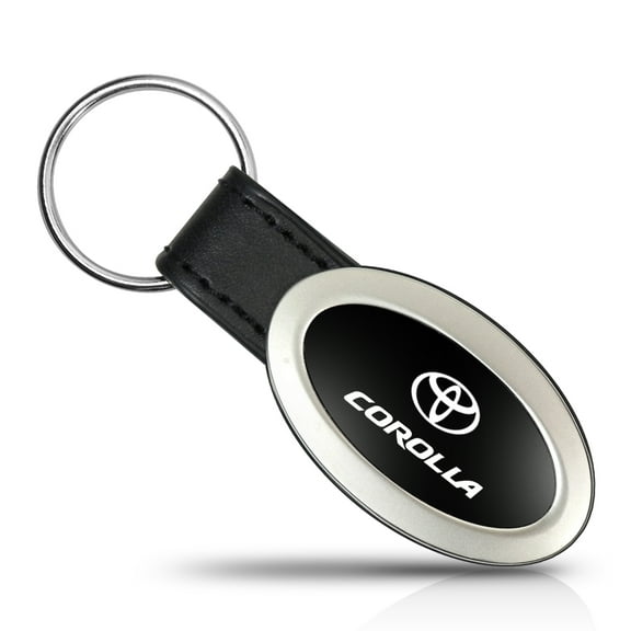 Toyota Corolla Oval Style Metal Key Chain Key Fob