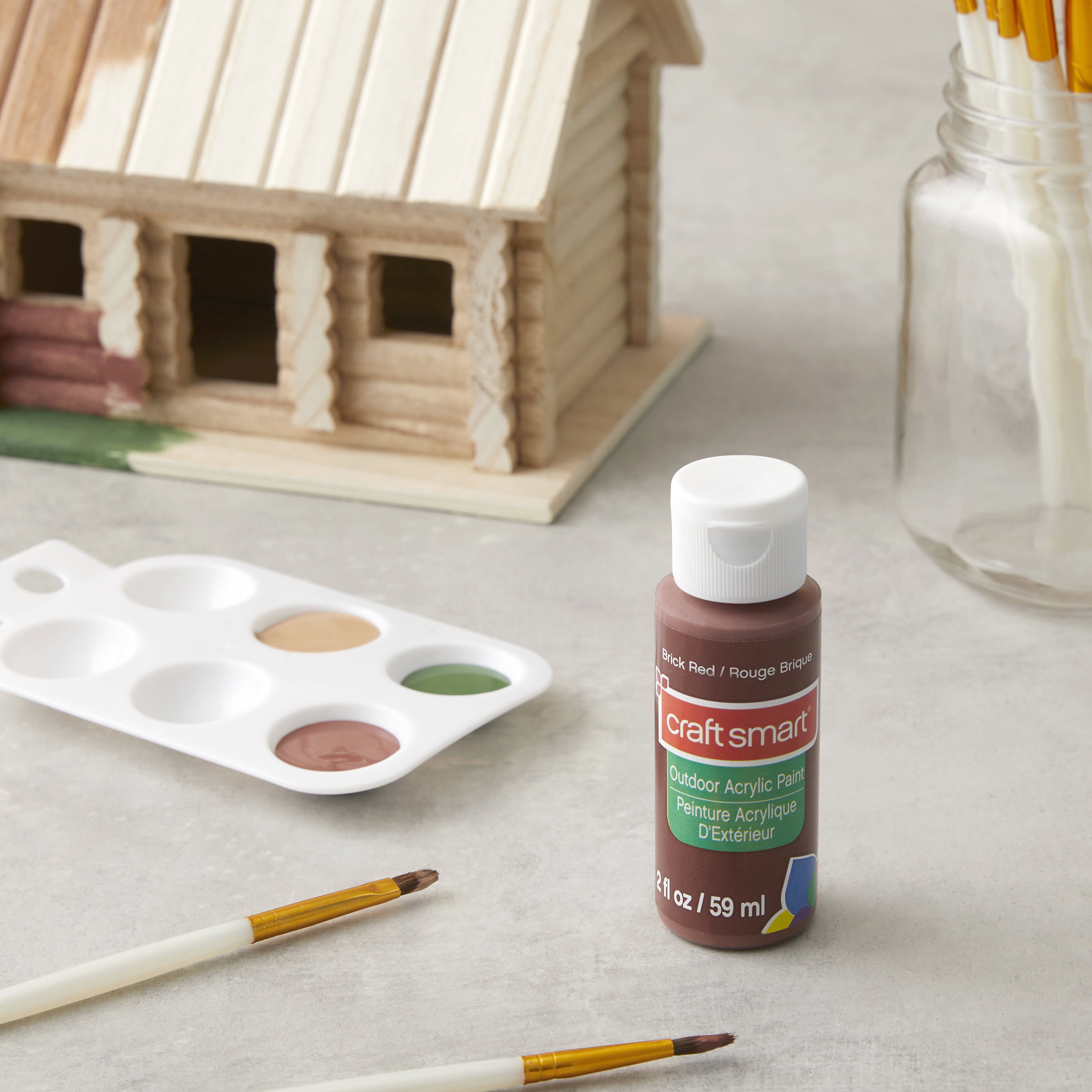 Craft Smart Outdoor Acrylic Paint, 2oz., 12 Pack