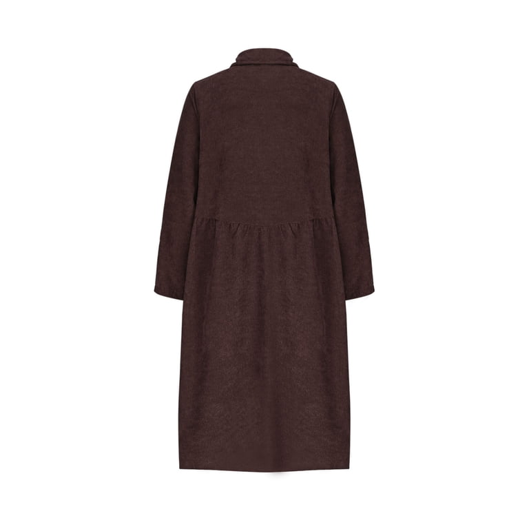 corduroy winter dress Olive Green Corduroy Pinafore Dress