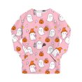 thumbnail image 2 of NIEWTR Toddler Baby Boy Girls Halloween Pajamas Set Kids Pumpkin Ghost Sleepwear 2 Pcs Pjs Cute Cartoon Print Long Sleeve Top and Pants, 2 of 2