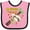 Pink and Black, variant on Inktastic My Grandma Loves Me Sloth Boys or Girls Baby Bib