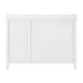 thumbnail image 2 of Commode en Bois pour Enfants 1-Cabinet à 2 Tiroirs de 46 Po - Blanc Uni, 2 of 6