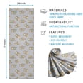 thumbnail image 2 of 74x26 Inch Yoga Towel, Sweat Absorbent Non-Slip Mat for Hot Yoga, Pilates & Fitness,Spaniel Winter Hat Gray Pattern, 2 of 5