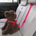 thumbnail image 4 of Cinturón de seguridad universal para perros, correa de arnés ajustable para cinturón de seguridad de coche, correa de clip de viaje para perros y gatos, 4 of 5