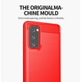 thumbnail image 2 of Samsung Galaxy S20 FE 5G case,with HD Screen Protector, Soft TPU Slim Fashion Non-Slip Protective Phone Case Cover for Samsung Galaxy S20 FE(Fan Edition)(Red Brushed TPU), 2 of 10