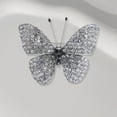 thumbnail image 4 of Xinyolin Colorful Butterfly Brooch Pin Shiny Rhinestone Inlay Elegant Brooch Women Fashion Alloy Badge Handbag Sweater Suit Shawl Decoration Clothing Accessories Party Wedding Jewelry Gift, 4 of 8