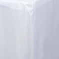 thumbnail image 3 of Efavormart 4FT Fitted WHITE Polyester Table Cover Commercial Grade Wedding Banquet Event Tablecloth For Event Tradeshow Use, 3 of 7