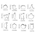 12pc Cookie Mini Small Size Pumpkin Cookie Cutter Baking Tools Western 12pc-cookie-mini-small-size-pumpkin-cookie-cutter-baking-tools-western