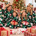 thumbnail image 7 of DAKIMOE Matching Family Christmas Onesies, One Piece Holiday Pajamas Set, Festive Long Sleeve Sleepwear for Men Women Kids, 7 of 7