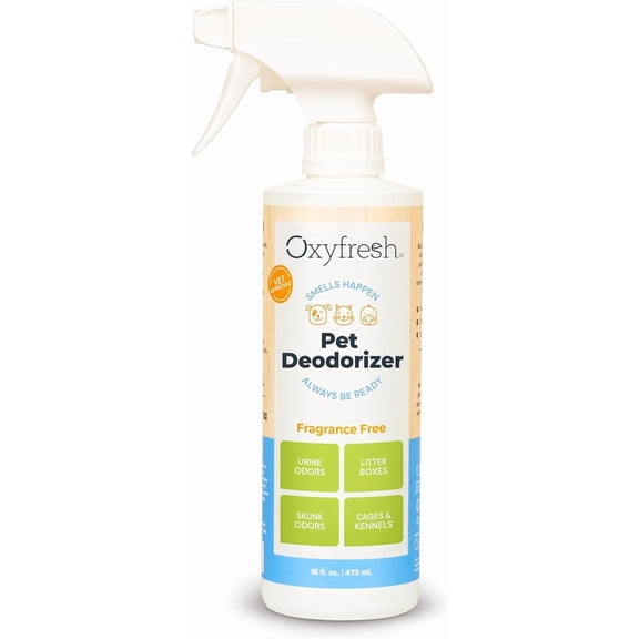 Extra Strength Pet Urine Odor Eliminator for Home Spray - Goodbye to Stinky Odors - No Fragrance, No Harsh Chemicals - Works on Contact - Upholstery & Auto - Safe & Pet Parents Love It