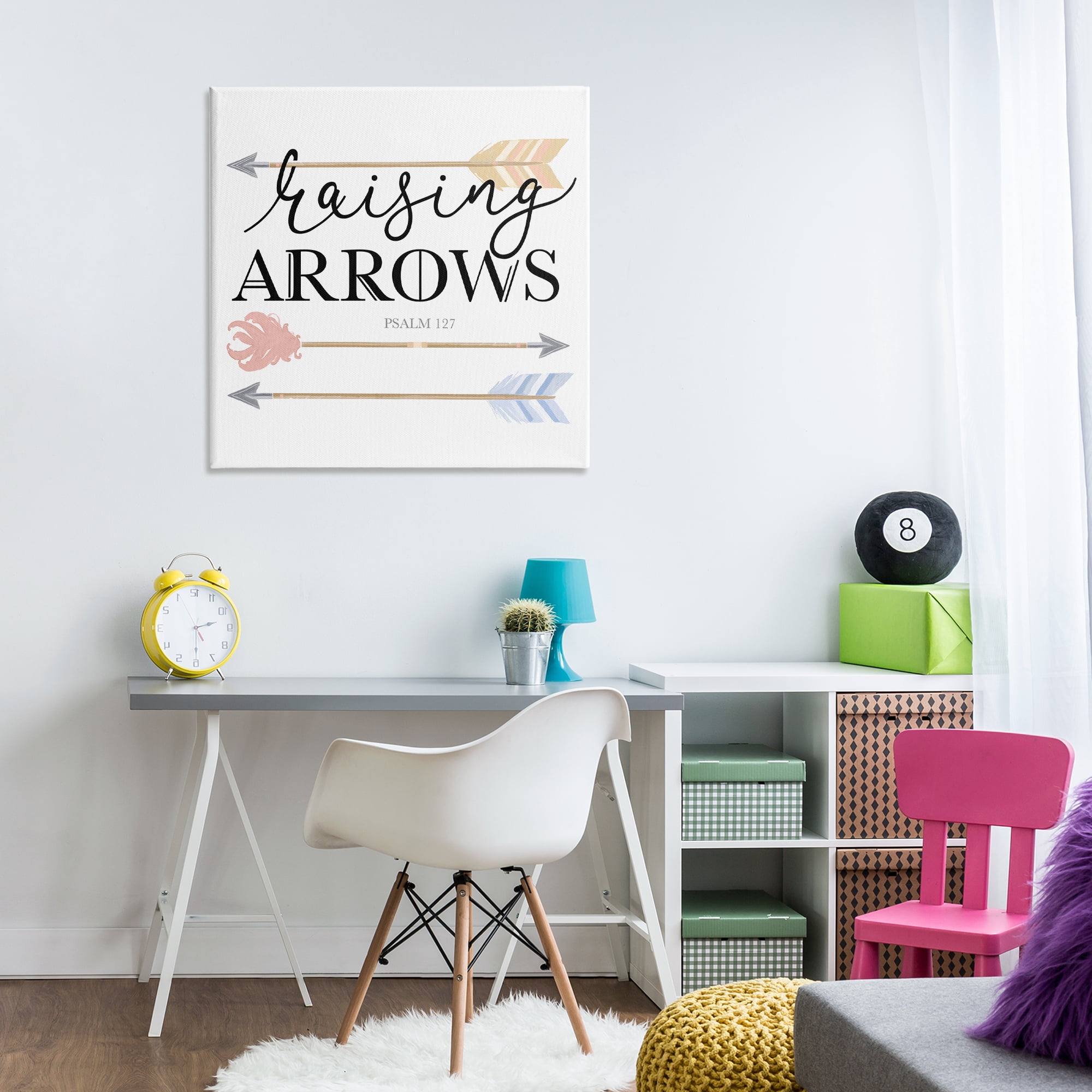 Stupell Industries Spiritual Raising Arrows Religious & Spiritual Painting Wrapped Canvas Art Print Wall Art, 30 x 30