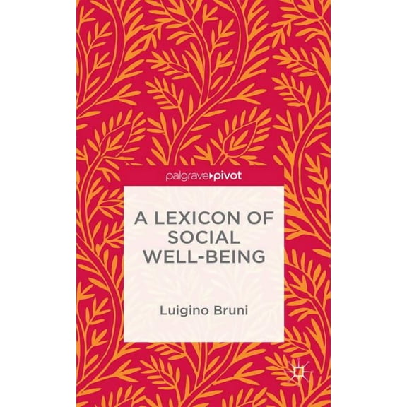 A Lexicon of Social Well-Being, (Hardcover)