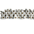 thumbnail image 4 of Polka Dots Cotton Curtain Sleeve Topper Window Treatment, 4 of 10