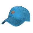 thumbnail image 3 of ZICANCN Abstract Rainbow Swirl Casquette de Baseball Réglable Femmes, Chapeaux pour Hommes Adulte Lavé Coton Denim Baseball Caps Mode Bleu, 3 of 6