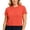 Red, variant on Womens Summer Tops Backless Short Sleeve Twist Back Athletic Shirts Casual Outdoor Solid Blouses Black