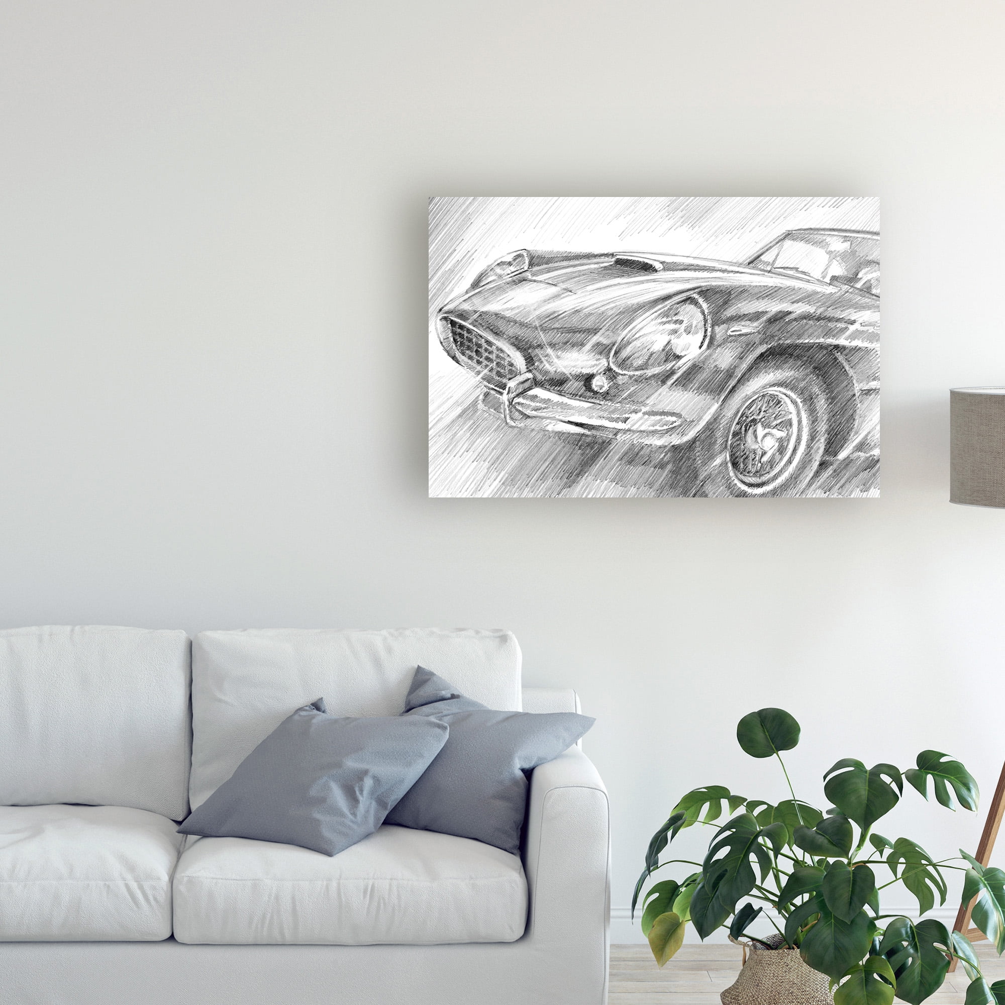 Trademark Fine Art 'Sports Car Study II' Canvas Art by Ethan Harper