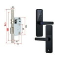 thumbnail image 1 of Door Lock, Biometric Fingerprint Door Lock Black Smart Lock Tuya App Remote Unlocking Password Keyless Lock Electronic Door Lock ,Easy to Install, 1 of 7