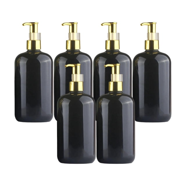 Dispensadores de jabón líquido recargables de 6 unidades, dispensadores de jabón de manos con bomba 500 ml