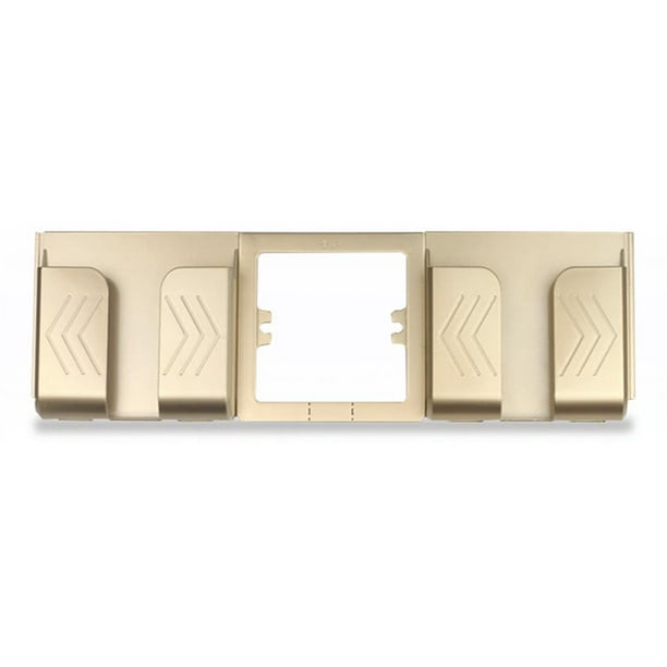 Soportes Dobles Multifuncional Hogar Móvil Soporte De Montaje En Pared Adhesivo Toma Duradera Soporte De Carga Para Teléfono Soporte Estante Práctico Hotel Universal Advancent EL013110-02