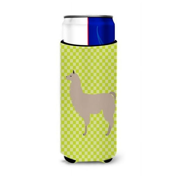 Carolines Treasures BB7742MUK Llama Green Michelob Ultra Hugger for Slim Cans