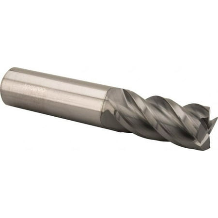

Accupro 3/4 1-1/2 LOC 3/4 Shank Diam 4 OAL 4 Flute Solid Carbide Square End Mill Single End nACRo Finish Spiral Flute 40° Helix Centercutting Right Hand Cut Right Hand Flute