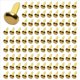 thumbnail image 1 of 500X Sujetadores de Papel de Latón de 1/2 Pulgada, Mini Sujetadores de Papel para Proyectos de Manualidades, Suministros Decorativos para Bricolaje, 8 X 14 mm (Dorado), 1 of 7