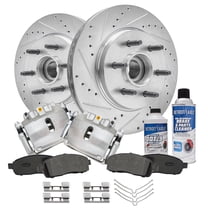 Detroit Axle - RWD Brake Kit for 2005-2008 Ford F-150 2006-2008 Lincoln ...