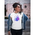thumbnail image 2 of Watercolor Baby Blue Elephant T-Shirt Women -Image by Shutterstock, Female Medium, 2 of 4