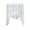 White, variant on Nylon Spandex Roller Blind with Elegant Bow Fold, Easy Pull Cord Control, Light Filtering Lace Curtain for Windows Kitchen Partition, Washable Wrinkle Proof, Telescopic Rod Installation, Home Decor
