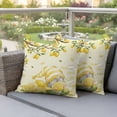 thumbnail image 3 of Summer Gnome Lemons Outdoor Pillow Covers Pack of 2 Country Farm Yellow Lemon Tree Leaf Waterproof Throw Pillow Covers Decorative Cushion Cases for Patio Garden Tent Balcony Couch 18x18 inch, 3 of 9