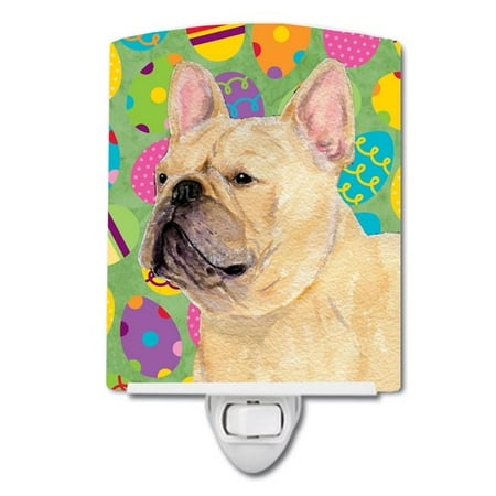 

French Bulldog Easter Eggtravaganza Ceramic Night Light