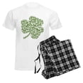 thumbnail image 6 of CafePress - Skulls Shamrock Men's Light Pajamas - Men's Light Loose Fit Cotton Pajama Set, 6 of 7