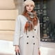 thumbnail image 5 of Bufandas de mujer, chales y envolturas, bufanda de cuello, bufanda de invierno, tacto suave de cachemira, unisex, para hombres y mujeres, bufanda de otoño e invierno, suave, clásica, cálida, 5 of 5