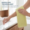 thumbnail image 4 of Unique Bargains Ultra Soft Highly Absorbent Quick Dry Hand Towels Camel 29" x 13", 4 of 8