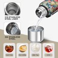 thumbnail image 3 of 20 Oz Pioneer Flower Coffee Tumbler Double Wall Insulated Stainless Steel Water Bottle | Metal Reusable Thermoses Flask with Cup Cap | Leak & Sweat Proof with Anti-Dust Lid, 3 of 7