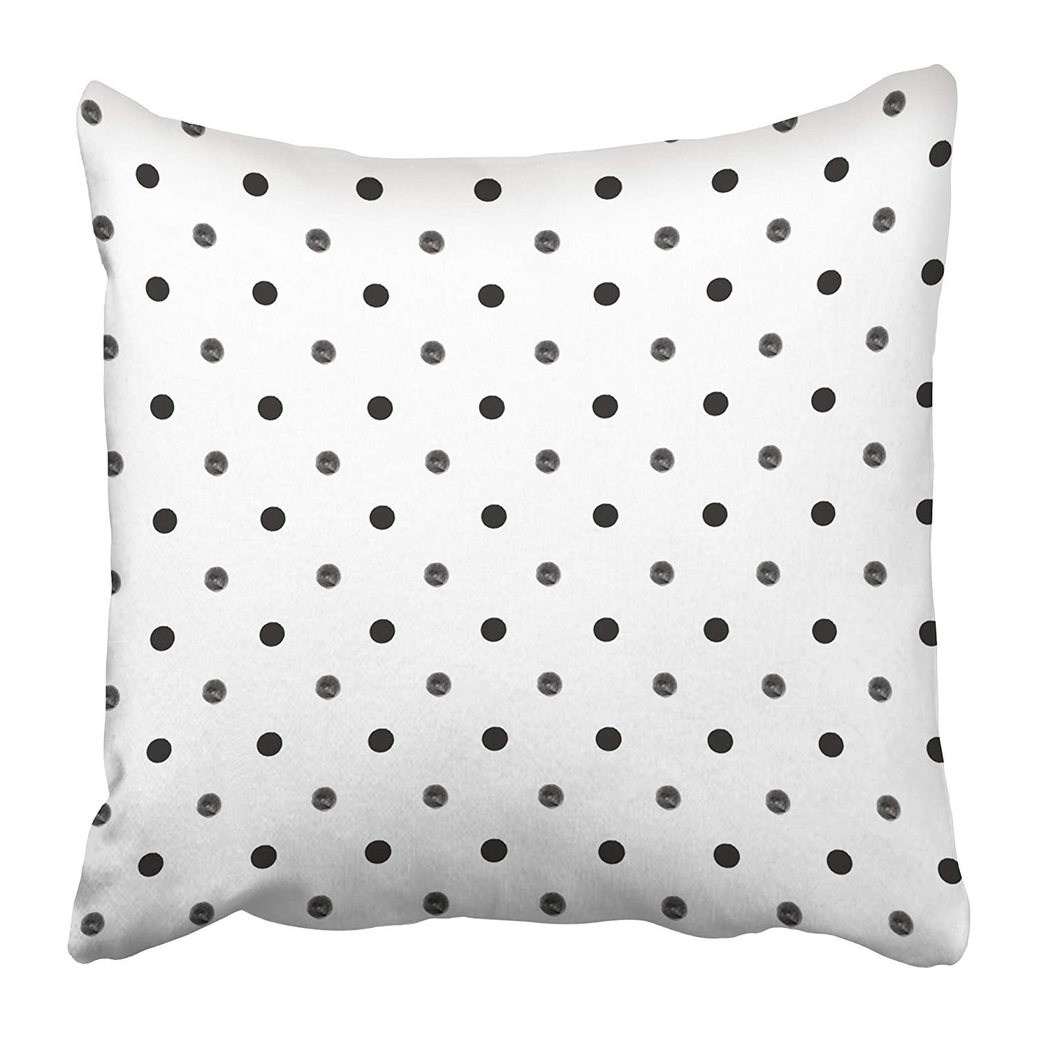 ARHOME White Simple Polka Dot Pattern with Ink of Black and Grey Shades