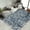 Blue, variant on GlowSol 5' x 7' Vintage Floral Area Rug Machine Washable Distressed Rug Soft Stain-Resistant Accent Rugs for Office, Taupe
