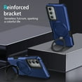 thumbnail image 5 of Cutyskin for Samsung Galaxy A54 5G Case with 135° Adjustable Ring Kickstand, for Women Men, Military Drop Protection Armor Shock Absorbent Rugged Phone Case for Samsung Galaxy A54 5G, Royalblue, 5 of 9