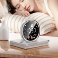 thumbnail image 2 of fastboy Digital Table Clock Accurate Timekeeping And Dual Intelligent Chips Intelligent Announcement Silent purples, 2 of 6