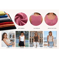 thumbnail image 5 of ANRABESS Women Ribbed Tank Tops Slim Fit Henley Shirts Sleeveless V Neck Button Down Blouse Casual Summer Basic Tees Tops White XS, 5 of 12