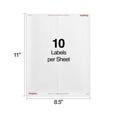 thumbnail image 2 of Staples Laser/Inkjet Shipping Labels 2" x 4" White 10 Labels/Sheet 489565, 2 of 5